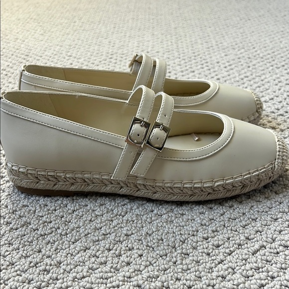 Vince Camuto Beige Double Strap Espadrilles - Picture 6 of 6